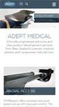 Mobile Screenshot of adeptmedical.co.nz